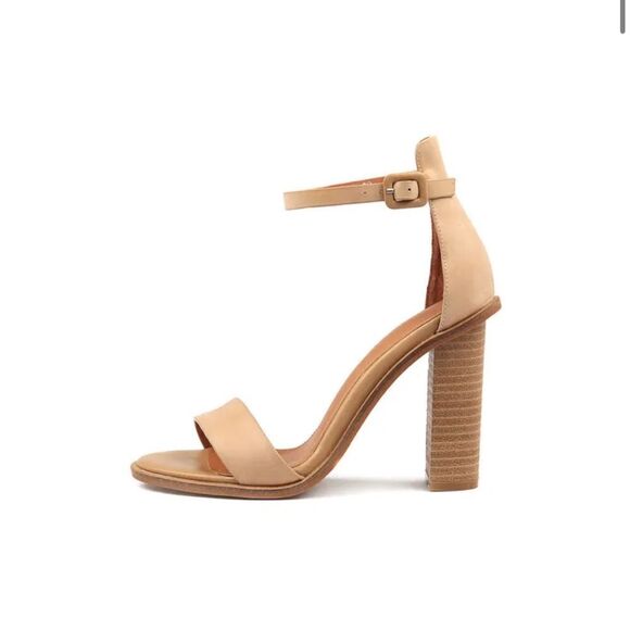 Alias Mae Addax Natural Leather Heels 38 - Picture 1 of 8